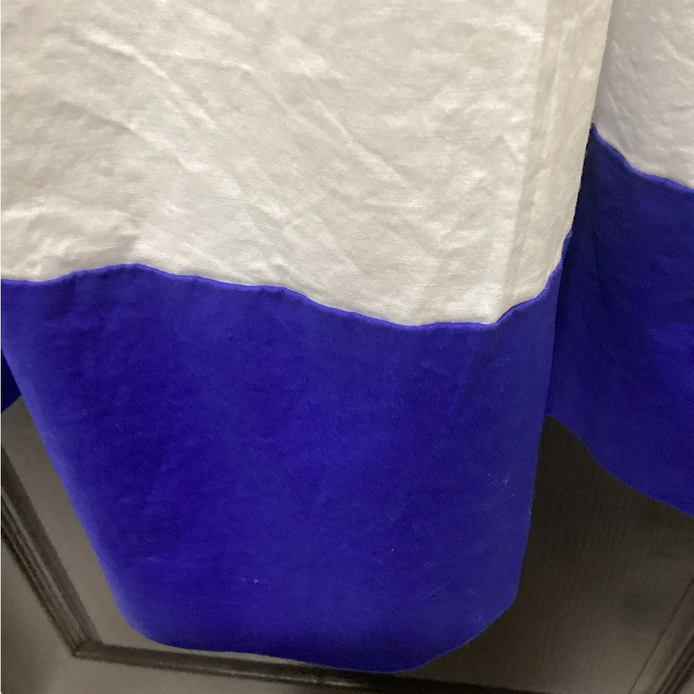 Kate Spade White and Blue Midi Dress - Picture 3 of 8